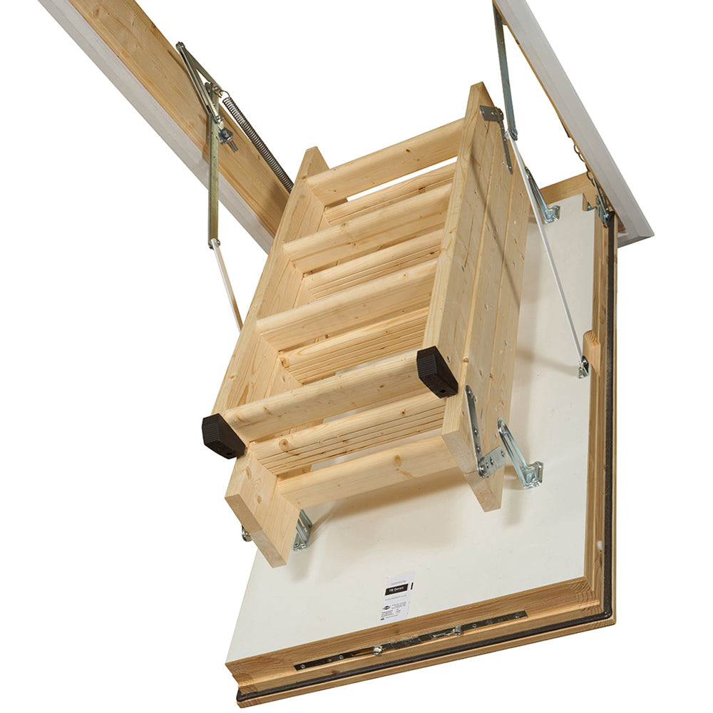 TB Davies LuxFold 3 Section Timber Loft Ladder - 87mm Insulated Hatch - 1530-010