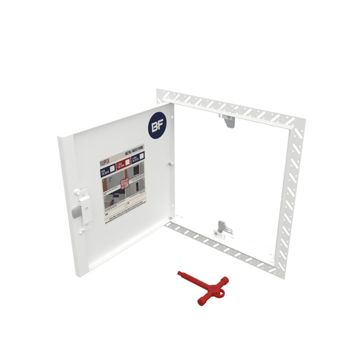 2-Hour Fire Rated - FlipFix Access Panel - Metal Door - Beaded Frame